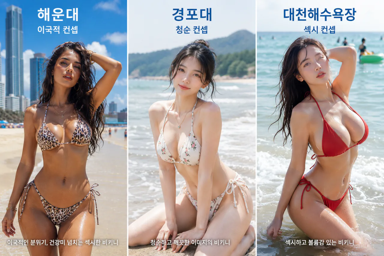 해운대 VS 경포대 VS 대천해수욕장